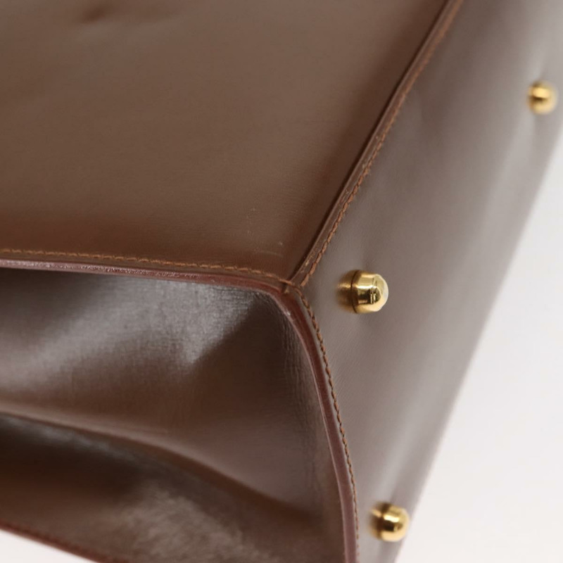 【日本直送】GUCCI Ready lock 手提包 皮革 2way 棕色金色 000 2110 0192 Auth ep11362-17