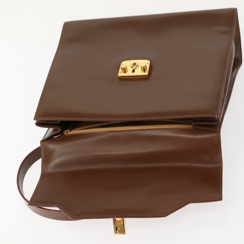 【日本直送】GUCCI Ready lock 手提包 皮革 2way 棕色金色 000 2110 0192 Auth ep11362-19