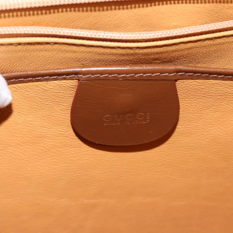 【日本直送】GUCCI Ready lock 手提包 皮革 2way 棕色金色 000 2110 0192 Auth ep11362-20