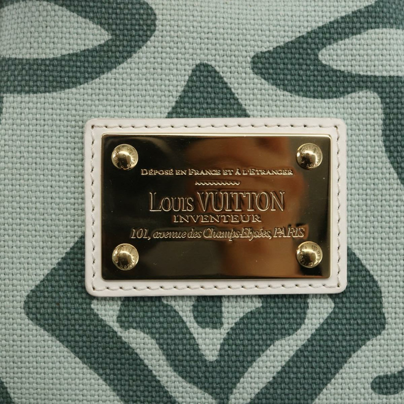 【日本直送】路易威登 Cruise line Taicienne PM 帆布綠手袋 M95678 LV Auth ep11328-16