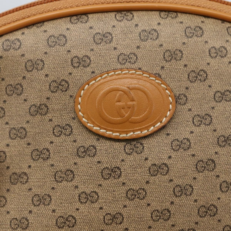 【日本直送】GUCCI Micro GG Supreme 單肩包 PVC 米色 金色 007 89 1113 正品 BA7112-16