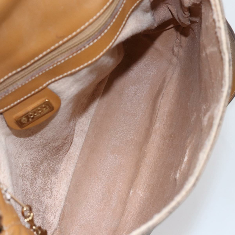 【日本直送】GUCCI Micro GG Supreme Web Sherry Line Bag PVC Beige 001 115 0914 Auth BA7111-9