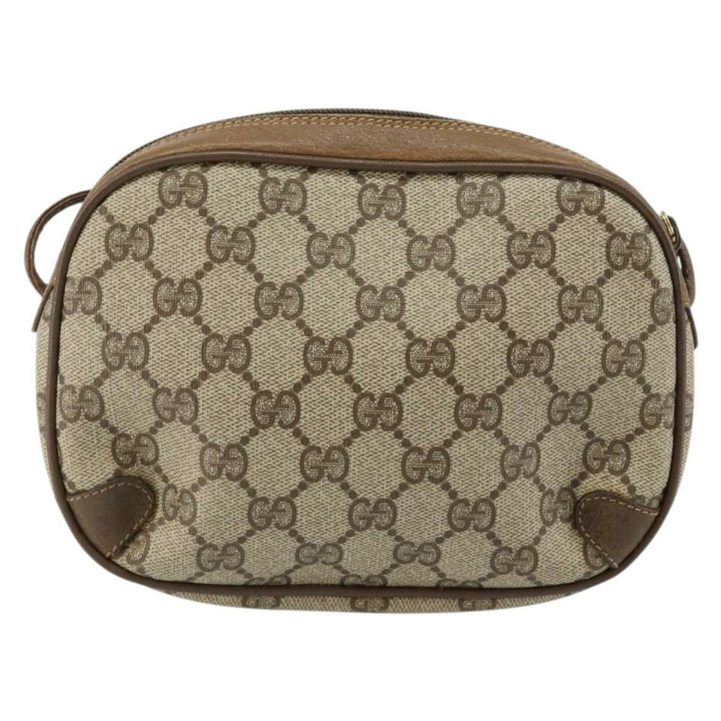 【日本直送】GUCCI GG Supreme Web Sherry Line 手提包 PVC 米色 金色 89 02 066 正品 BA7117-1
