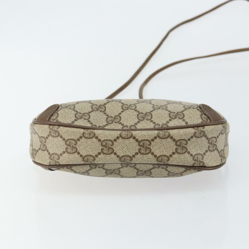 【日本直送】GUCCI GG Supreme Web Sherry Line 手提包 PVC 米色 金色 89 02 066 正品 BA7117-4