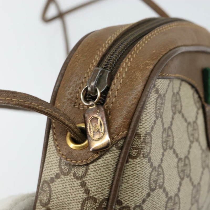 【日本直送】GUCCI GG Supreme Web Sherry Line 手提包 PVC 米色 金色 89 02 066 正品 BA7117-9