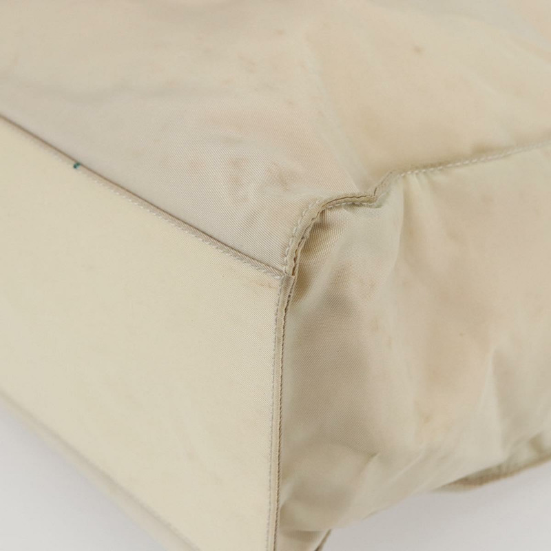 【日本直送】PRADA 尼龍托特包 象牙色 銀色 正品 147950-8