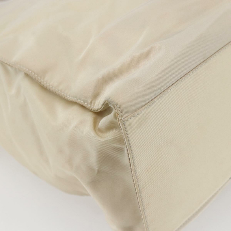 【日本直送】PRADA 尼龍托特包 象牙色 銀色 正品 147950-15