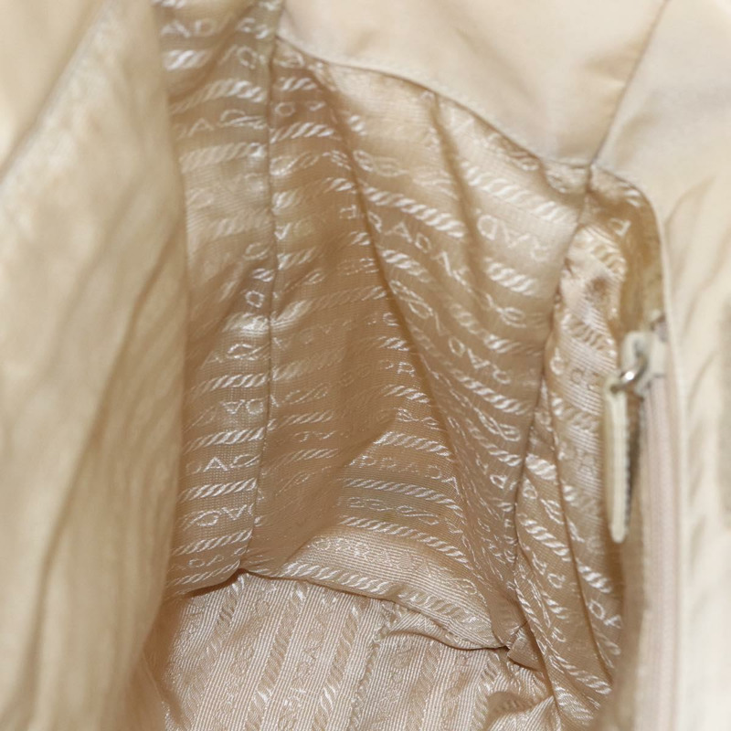 【日本直送】PRADA 尼龍托特包 象牙色 銀色 正品 147950-20