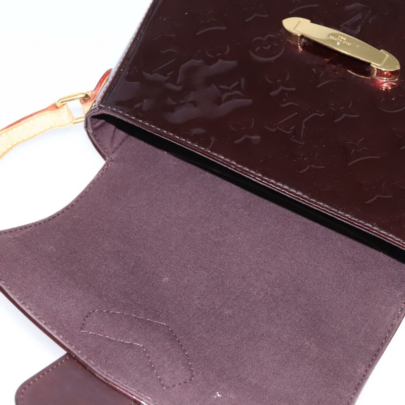 【日本直送】路易威登 Vernis Bell Flower GM 單背包 Amarante M91707 LV Auth 146504-16