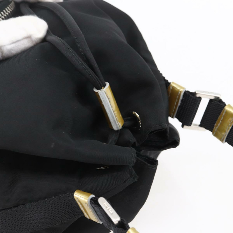 【日本直送】PRADA 尼龍手提包 黑色 銀色 正品 147526-5