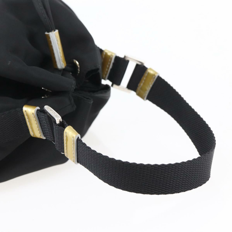 【日本直送】PRADA 尼龍手提包 黑色 銀色 正品 147526-6