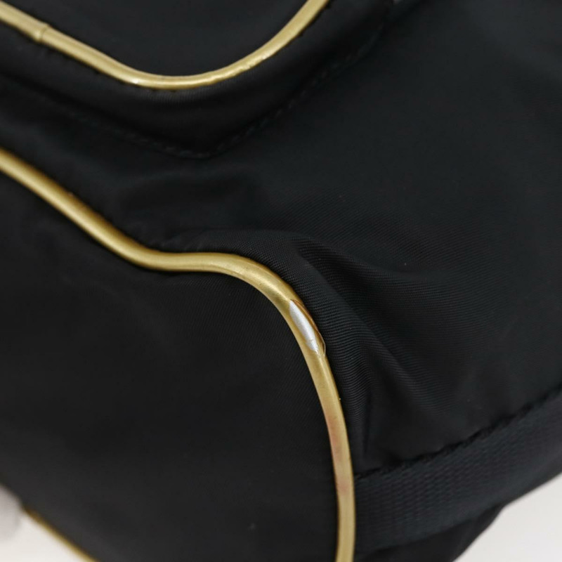 【日本直送】PRADA 尼龍手提包 黑色 銀色 正品 147526-7