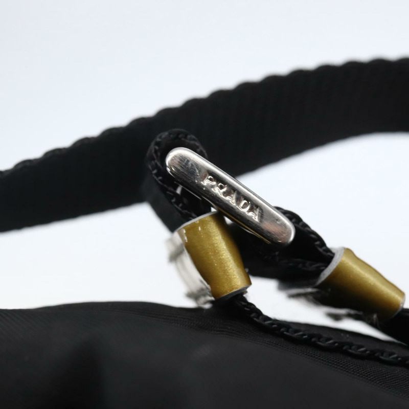 【日本直送】PRADA 尼龍手提包 黑色 銀色 正品 147526-8
