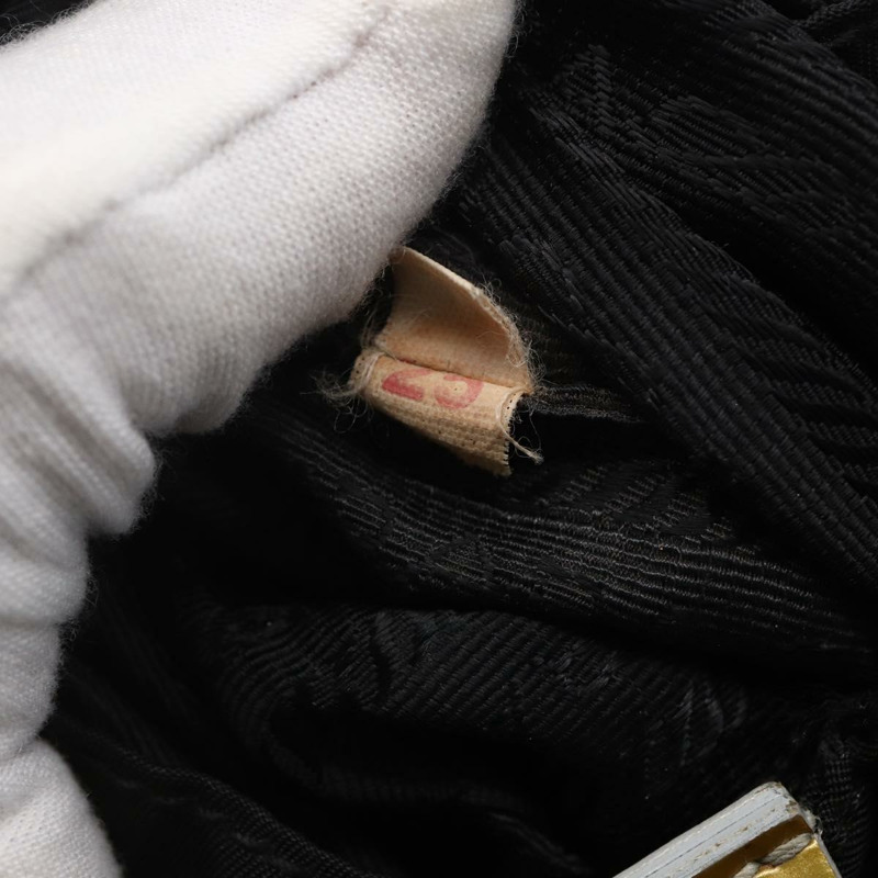 【日本直送】PRADA 尼龍手提包 黑色 銀色 正品 147526-11