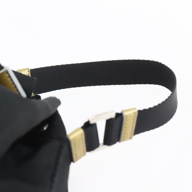 【日本直送】PRADA 尼龍手提包 黑色 銀色 正品 147526-13