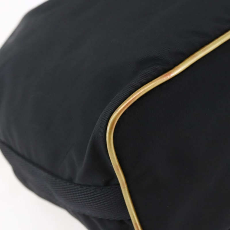 【日本直送】PRADA 尼龍手提包 黑色 銀色 正品 147526-16