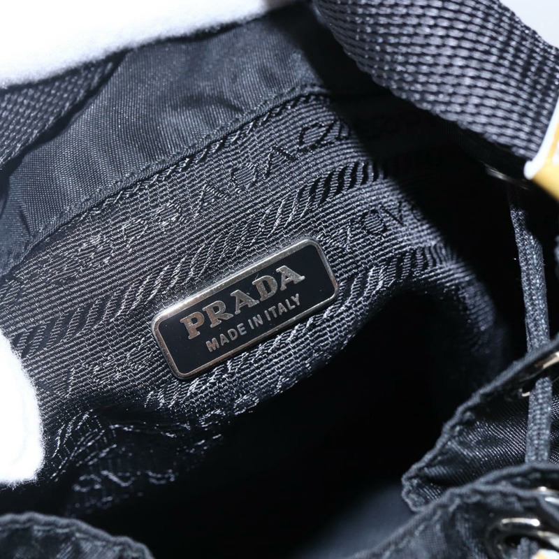 【日本直送】PRADA 尼龍手提包 黑色 銀色 正品 147526-19