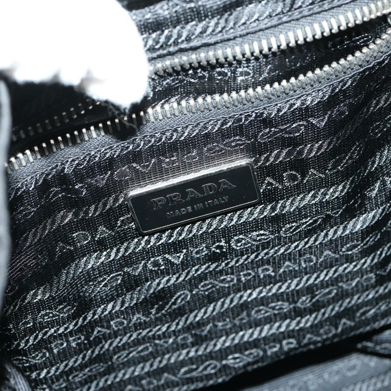【日本直送】PRADA 單肩包 尼龍 黑色 銀色 正品 147531-19