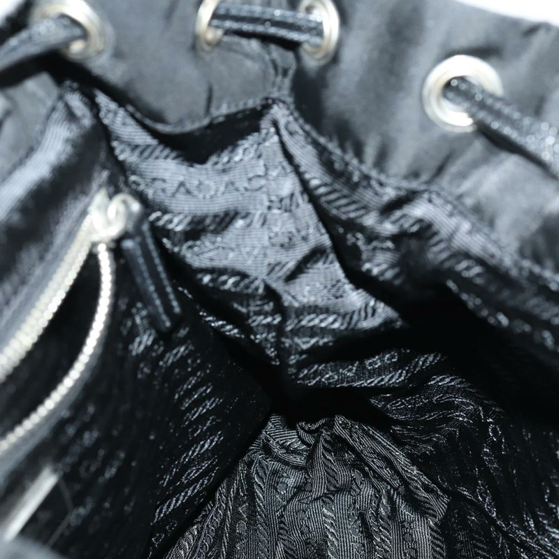 【日本直送】PRADA 單肩包 尼龍 黑色 銀色 正品 147531-20