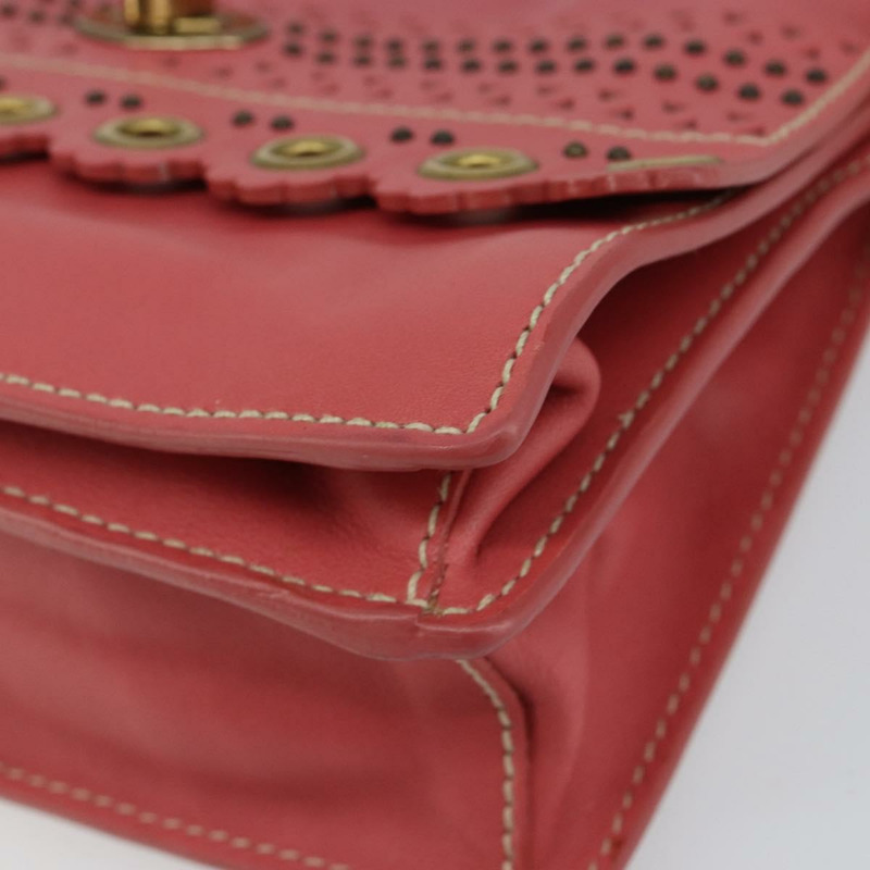 【日本直送】Miu Miu 粉紅金色皮革肩背包，正品編號 147535-8