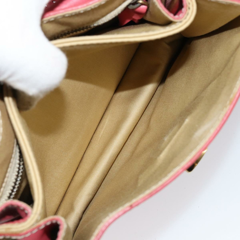 【日本直送】Miu Miu 粉紅金色皮革肩背包，正品編號 147535-21