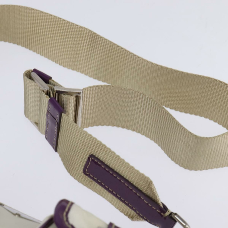 【日本直送】PRADA 單肩包 尼龍琺瑯 白色 銀色 正品 147522-7