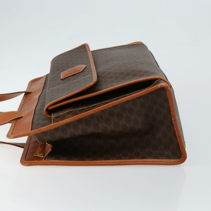 【日本直送】CELINE Macadam帆布托特包 PVC皮革 棕色 金色 正品 ep11322-3