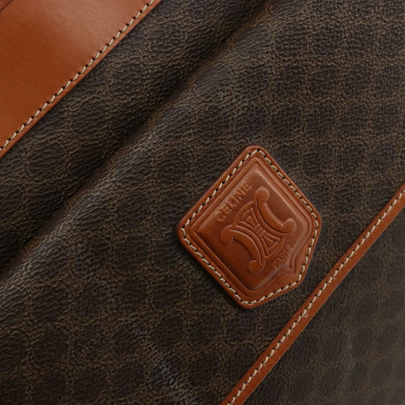 【日本直送】CELINE Macadam帆布托特包 PVC皮革 棕色 金色 正品 ep11322-16