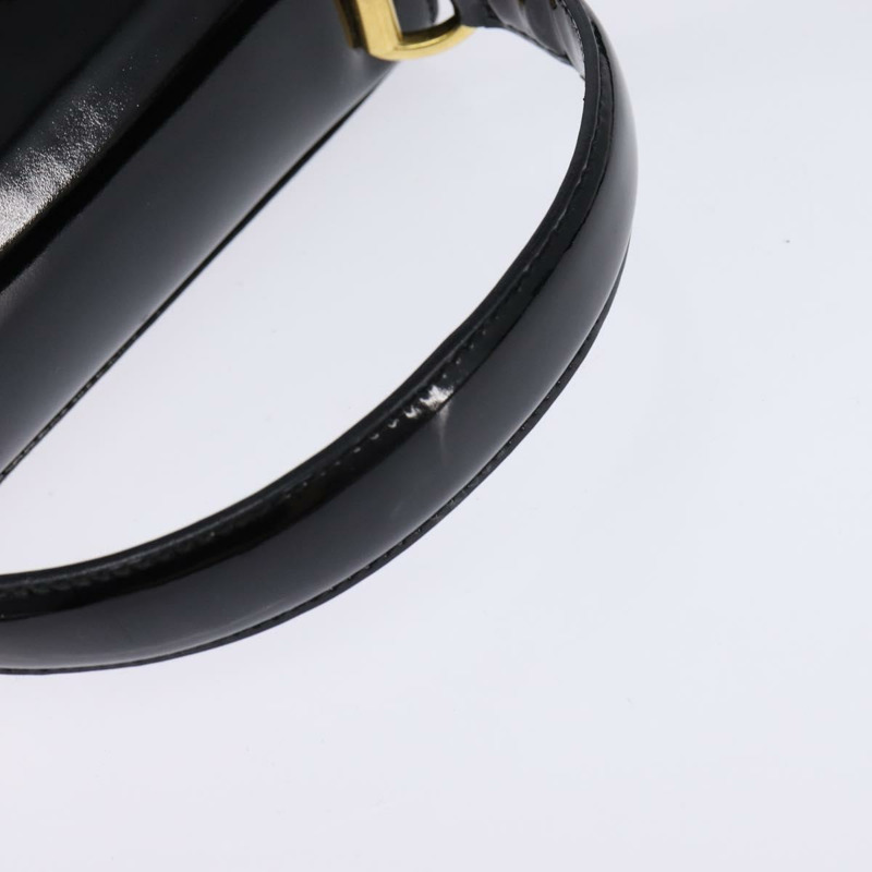 【日本直送】Salvatore Ferragamo Vala 琺瑯雙面手提包，黑色金色，正品編號 147507-6