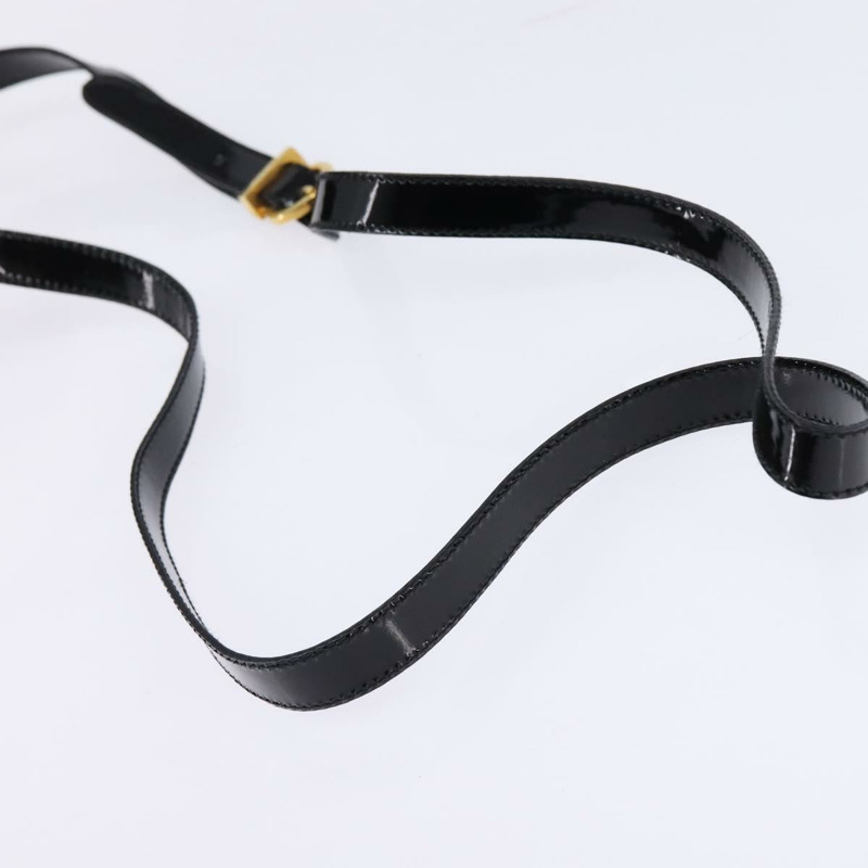 【日本直送】Salvatore Ferragamo Vala 琺瑯雙面手提包，黑色金色，正品編號 147507-7