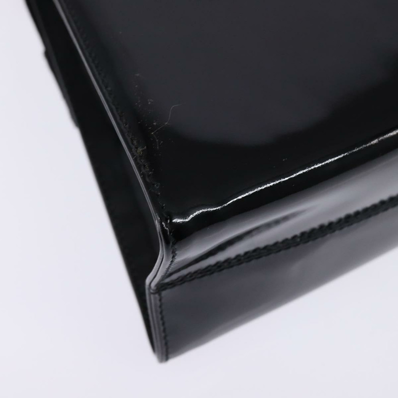 【日本直送】Salvatore Ferragamo Vala 琺瑯雙面手提包，黑色金色，正品編號 147507-17