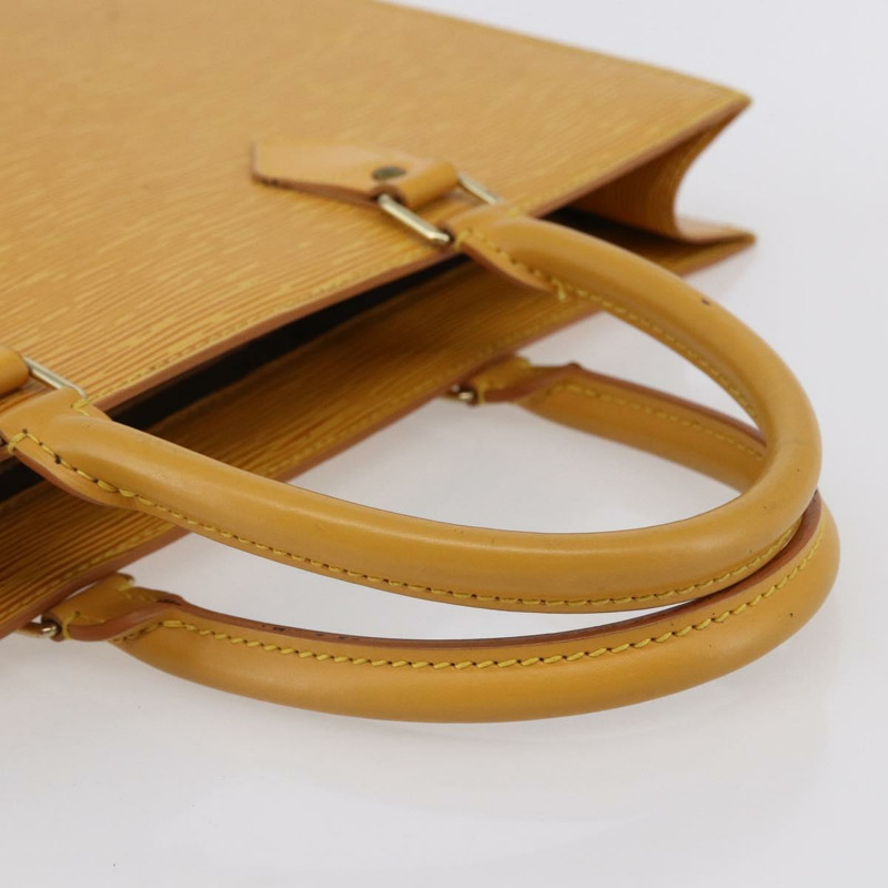 【日本直送】路易威登 Epi Sac Plat 手提包 黃色 M52079 LV 正品 148061-6