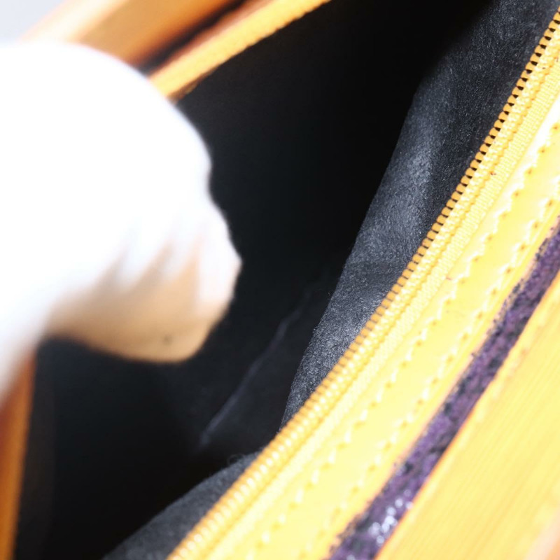 【日本直送】路易威登 Epi Sac Plat 手提包 黃色 M52079 LV 正品 148061-10