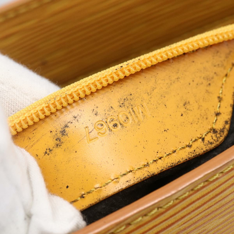 【日本直送】路易威登 Epi Sac Plat 手提包 黃色 M52079 LV 正品 148061-11