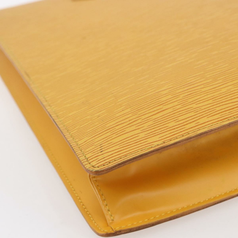 【日本直送】路易威登 Epi Sac Plat 手提包 黃色 M52079 LV 正品 148061-13