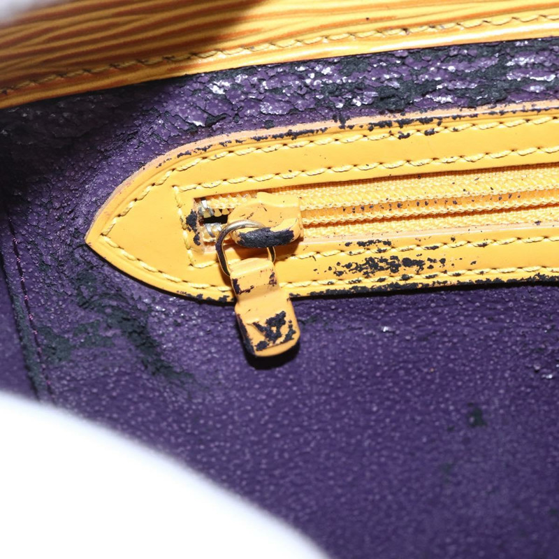 【日本直送】路易威登 Epi Sac Plat 手提包 黃色 M52079 LV 正品 148061-17