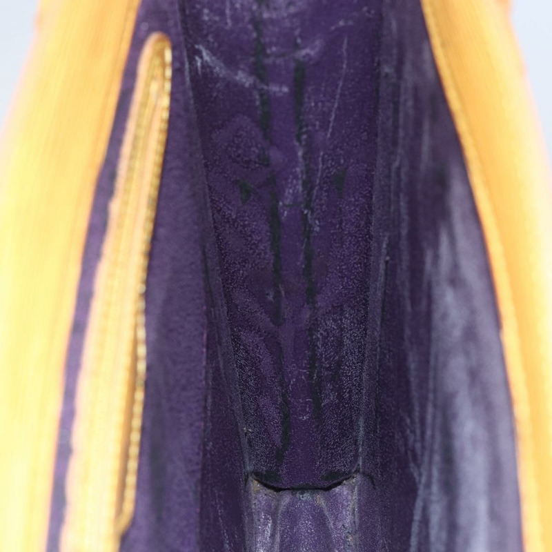【日本直送】路易威登 Epi Sac Plat 手提包 黃色 M52079 LV 正品 148061-19