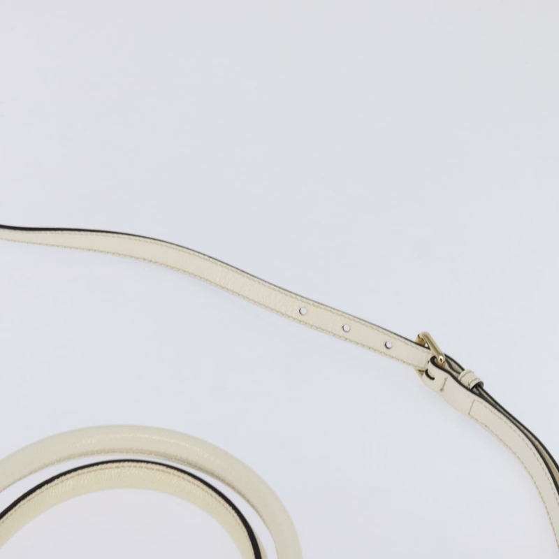 【日本直送】BURBERRY Nova 格紋手提包 PVC 皮革 2way 米色 金色 Auth 147477-14