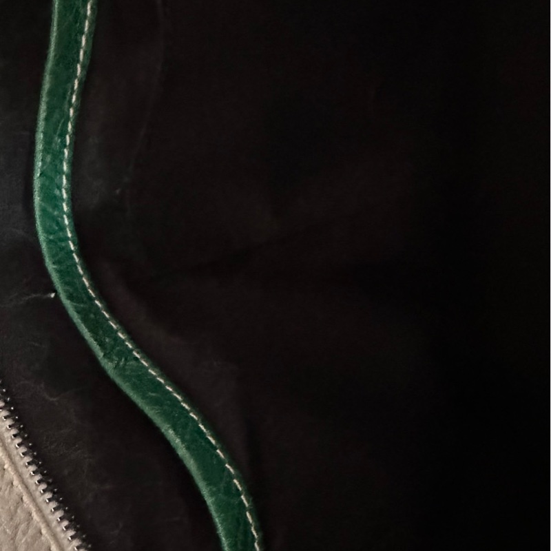 Balenciaga Bazar中號 綠色條紋-7