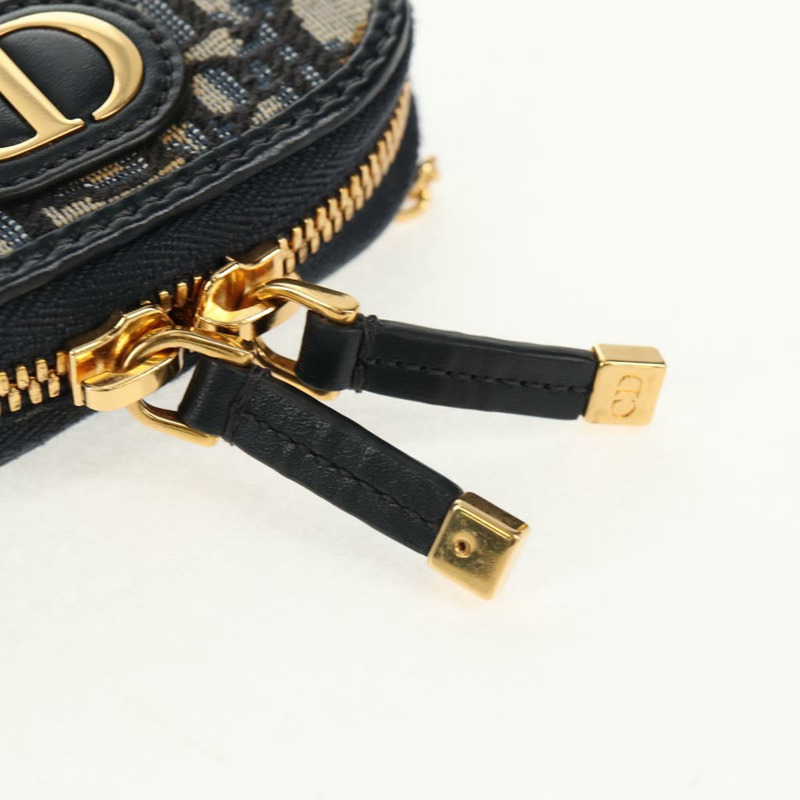 【日本直送】Christian Dior Trotter 帆布 Dior 30 Montaigne 鏈條包 海軍藍 正品 147260A-8
