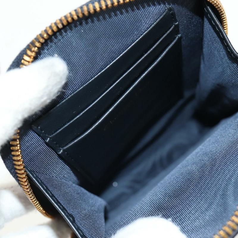 【日本直送】Christian Dior Trotter 帆布 Dior 30 Montaigne 鏈條包 海軍藍 正品 147260A-23