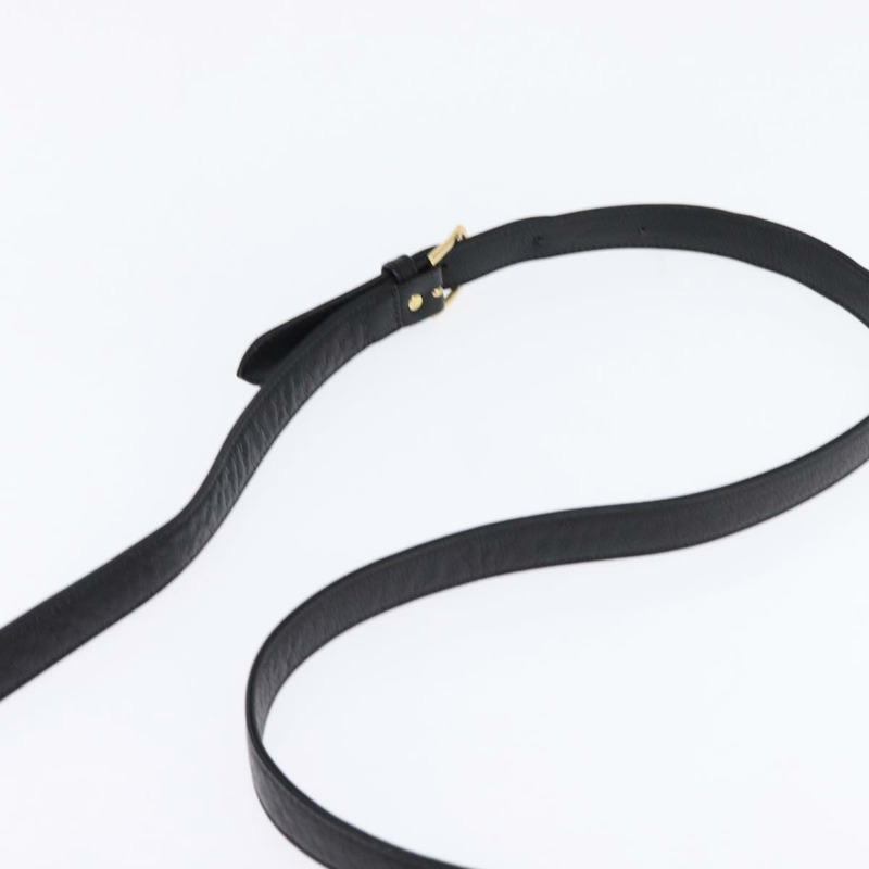 【日本直送】SAINT LAURENT 黑色金色皮革單肩包 正品 148350-7