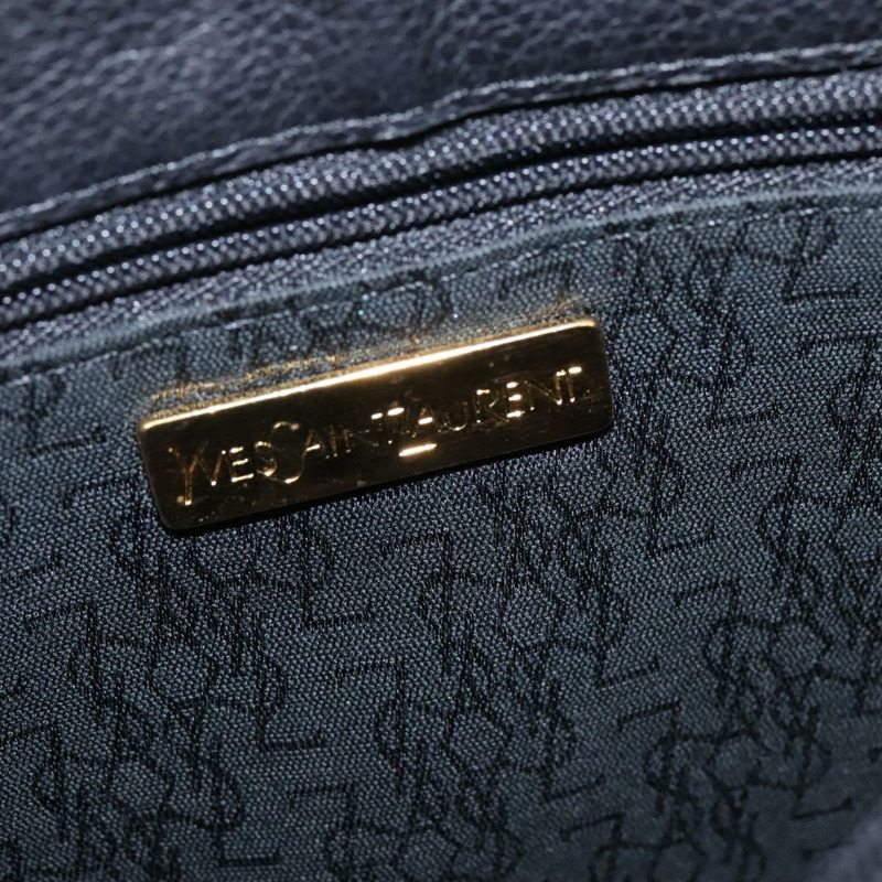 【日本直送】SAINT LAURENT 黑色金色皮革單肩包 正品 148350-16