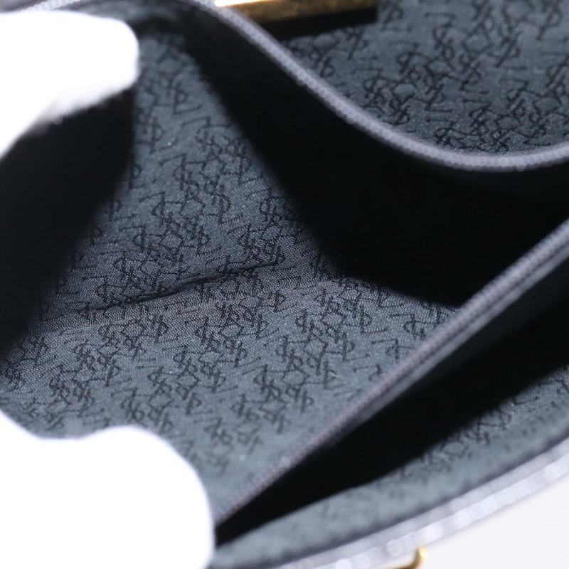 【日本直送】SAINT LAURENT 黑色金色皮革單肩包 正品 148350-20