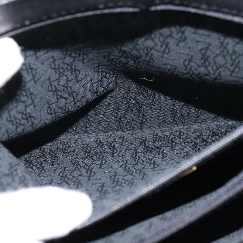 【日本直送】SAINT LAURENT 黑色金色皮革單肩包 正品 148350-21