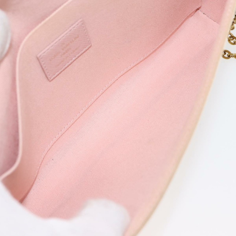 【日本直送】路易威登 Damier Azur Pochette Felicie 鏈條錢包 N63106 LV 正品 148308-10