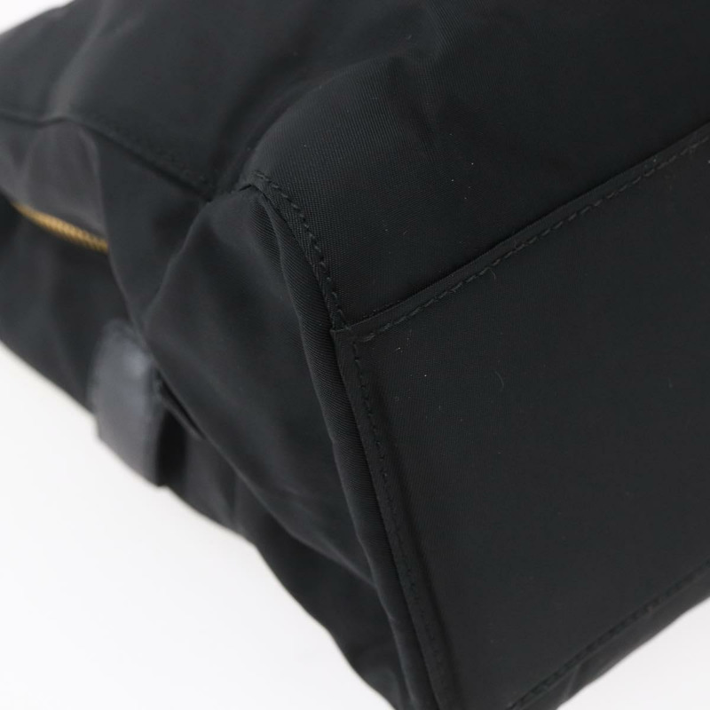 【日本直送】PRADA 尼龍黑色金色鏈條單肩包 正品 148283-13