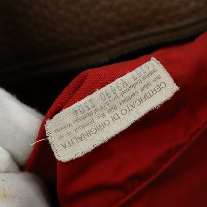 【日本直送】BOTTEGA VENETA 單肩包 沖孔皮革 棕色 金色 Auth bs30220-11