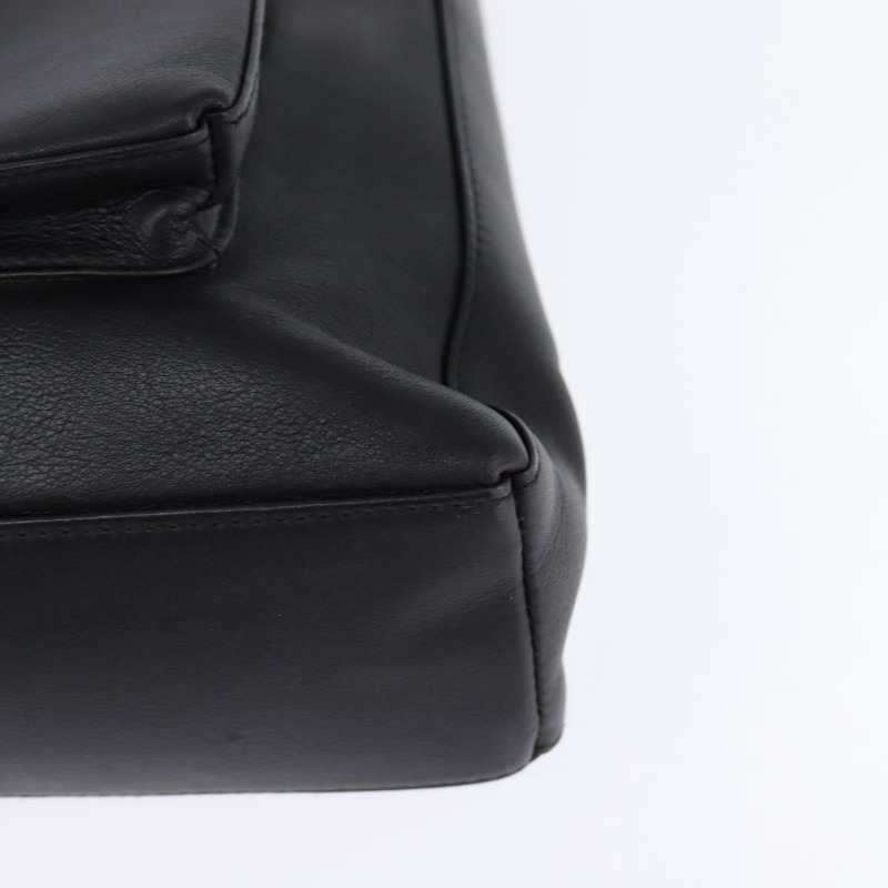 【日本直送】Salvatore Ferragamo 黑色金色皮革肩背包，正品編號 148231-13