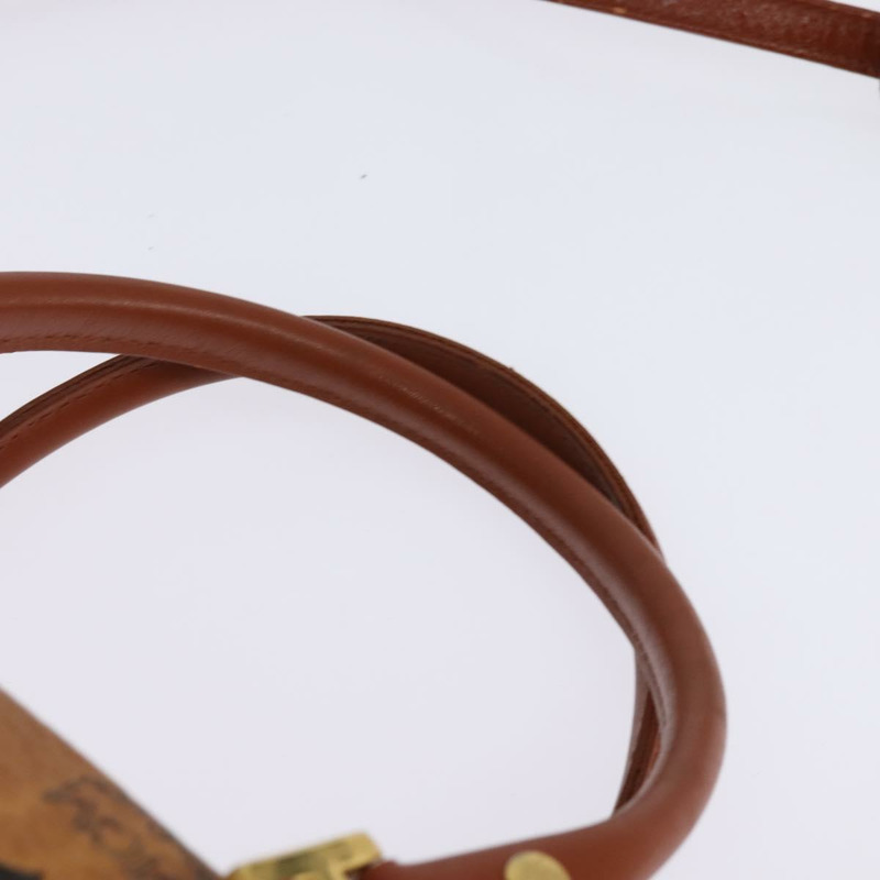 【日本直送】MCM Logoogram Vicetos 波士頓包 PVC 雙向棕色金色 正品 148233-7